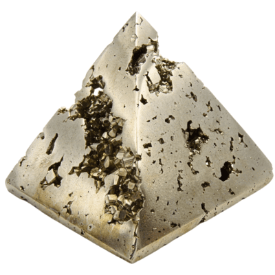 Druzy Pyrite Pyramid (45mm) - Image 2