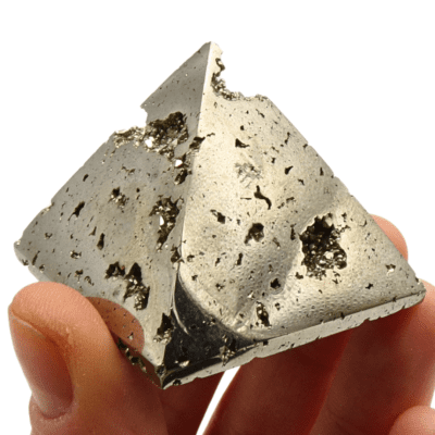 Druzy Pyrite Pyramid (35mm) - Image 4