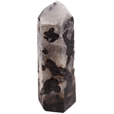 Wholesale Tourmalinated Quartz Polished Point