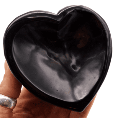 Obsidian Heart Bowl (105mm x 98mm) - Image 4