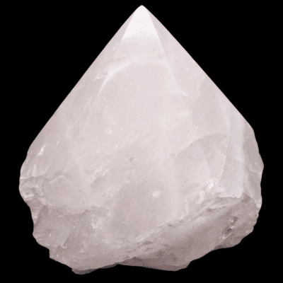 Rose Quartz Cut Base Point (80mm) - Image 2