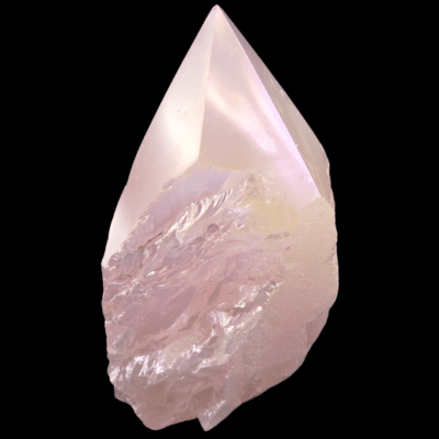 Aura Rose Quartz Cut Base Point (70mm) - Image 3