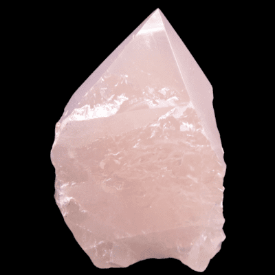 Aura Rose Quartz Cut Base Point (70mm) - Image 2