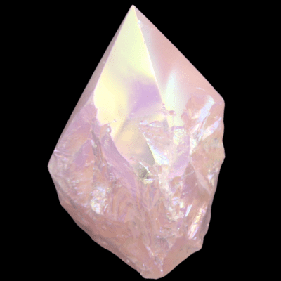 Aura Rose Quartz Cut Base Point (80mm) - Image 2