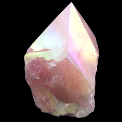 Aura Rose Quartz Cut Base Point (85mm) - Image 2