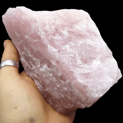 Raw Rose Quartz Chunk (1.4KG) - Image 4