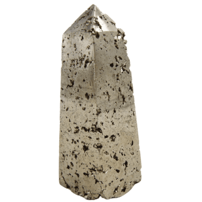 Druzy Pyrite Obelisk (60mm) - Image 3