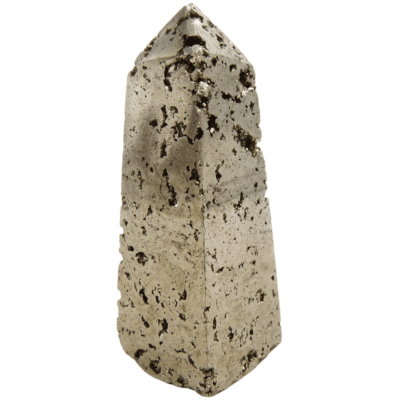 Druzy Pyrite Obelisk (60mm) - Image 2