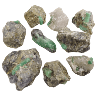 (A Grade) Rough Emerald Pieces (500g) - Image 2