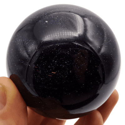 Blue Goldstone Sphere (70mm) - Image 4