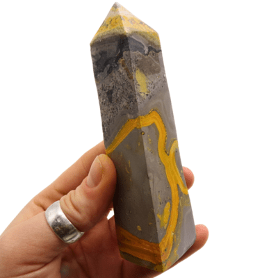 Polished Bumblebee Jasper Obelisk (125mm) - Image 4