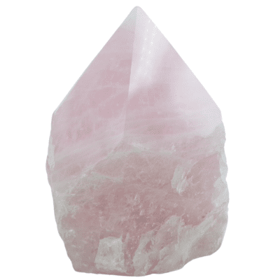 Rose Quartz Cut Base Point (80mm) - Image 3