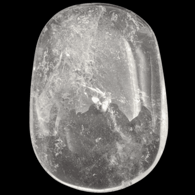 Clear Quartz Palmstone (70mm x 48mm) - Image 2