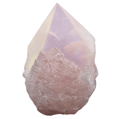 Aura Rose Quartz Cut Base Point (80mm) - Image 2