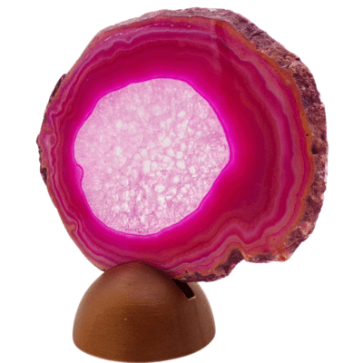 Agate Slice - Pink (150mm x 120mm) - Image 4