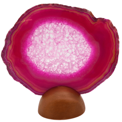 Agate Slice - Pink (150mm x 120mm) - Image 2