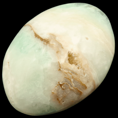 Caribbean Calcite Polished Palmstone (80mm x 60mm) - Image 3