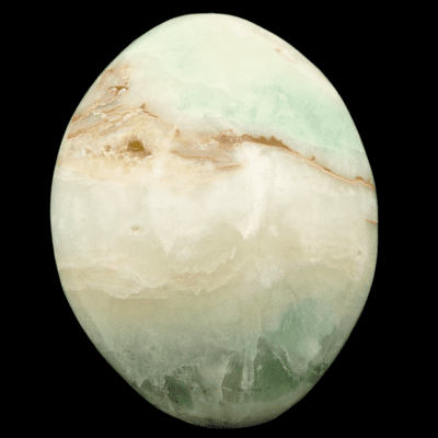 Caribbean Calcite Polished Palmstone (80mm x 60mm) - Image 2