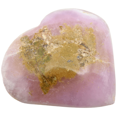 Pink Aragonite Heart (62mm x 58mm) - Image 3