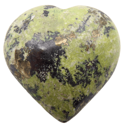 Wholesale Serpentine With Pyrite Heart