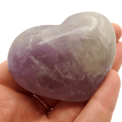 Amethyst Heart (60mm x 50mm) - Image 4