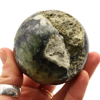 Prehnite Sphere (68mm) - Image 5