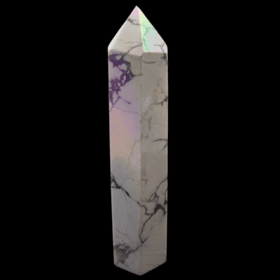 Aura White Howlite Polished Point (85mm) - Image 2