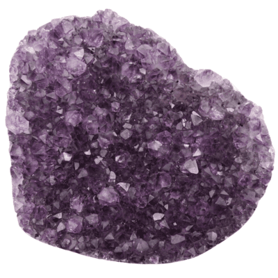 Uruguayan Amethyst Druzy Heart (105mm x 96mm) - Image 3