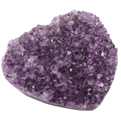 Uruguayan Amethyst Druzy Heart (105mm x 96mm) - Image 2